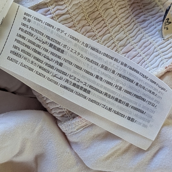 Abercrombie & Fitch Y2K Floral Midi | Corset Style Bust + Tie Straps |‎ Sz M - Picture 7 of 10